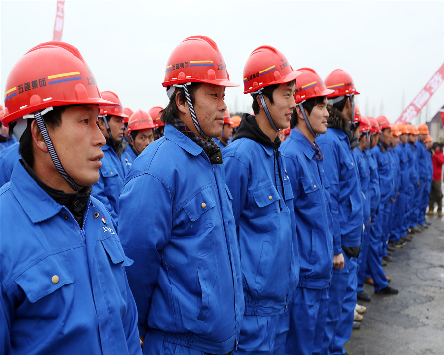 12.12.27黃渡大型居住社區保障房項目開工儀式